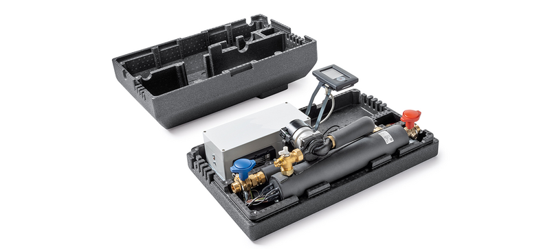 A black heating component 